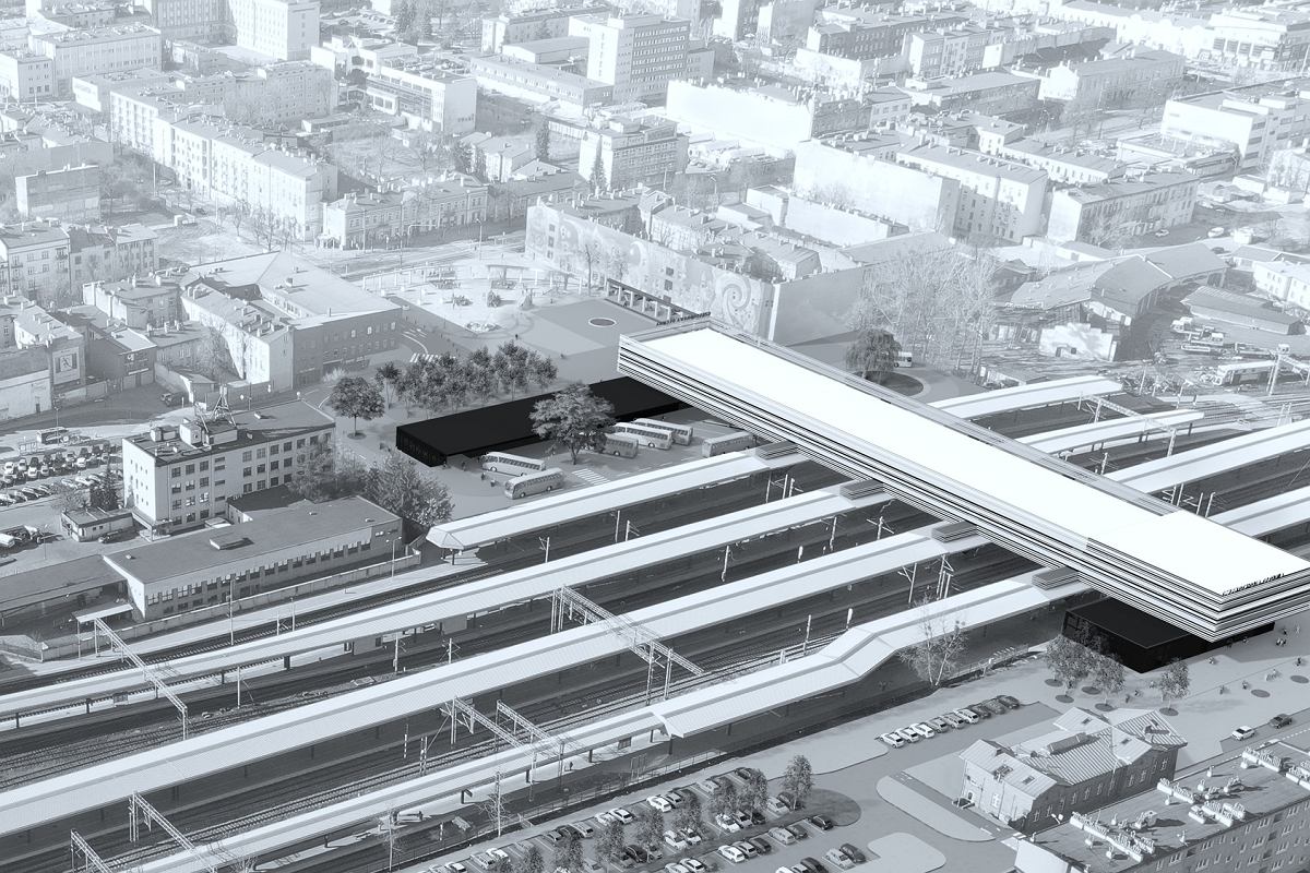 Budowa nowego dworca Częstochowa Główna nabiera kształtów
