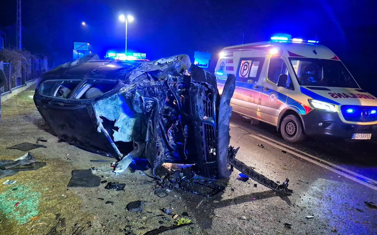 Noc, cisza i nagły huk. Wypadek w Hutkach pod Częstochową