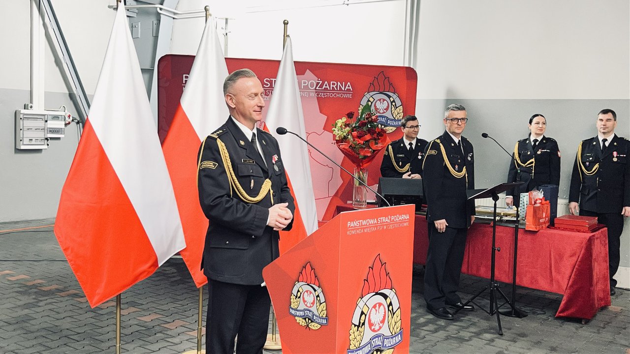 Nowy komendant PSP w Częstochowie. Zmiana na czele straży